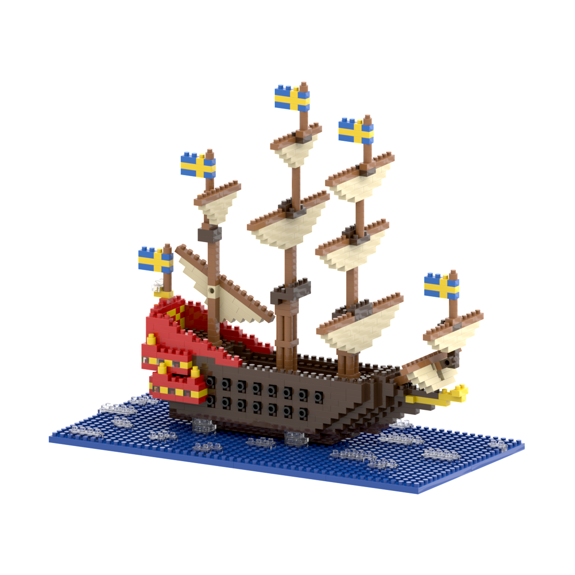 BRIXIES Vasa-laiva 650