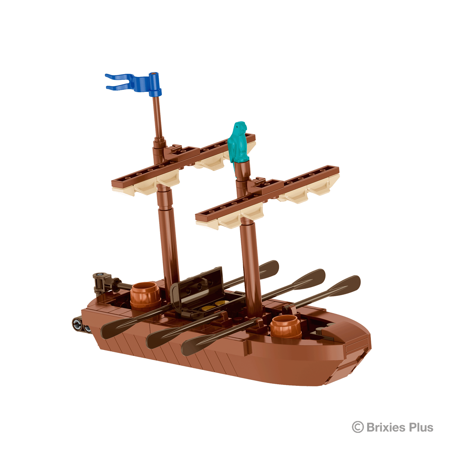 BRIXIES Plus "Pirate Ship Small" - pieni merirosvolaiva 163