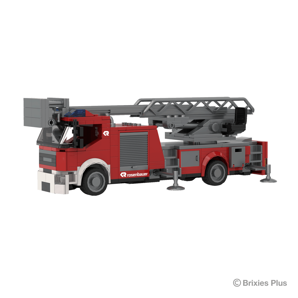 BRIXIES Plus "Rosenbauer Emergency Vehicle with Turntable Ladder" - tikasauto 392