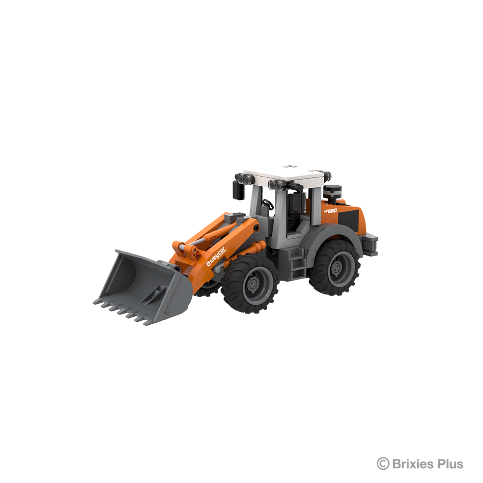 BRIXIES Plus "Atlas Weycor Ar 680, Orange" - pyöräkuormaaja 480