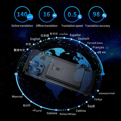 AI Speech Translator P20 – offline translator, real-time speech and phone translation, 147 languages (Copy)