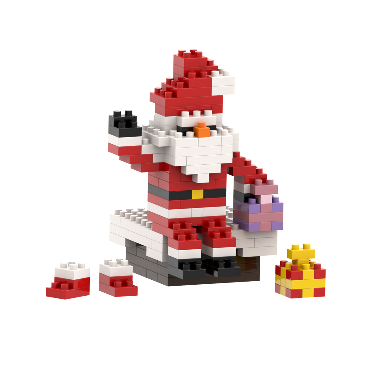 BRIXIES Santa Claus with Chimney 153