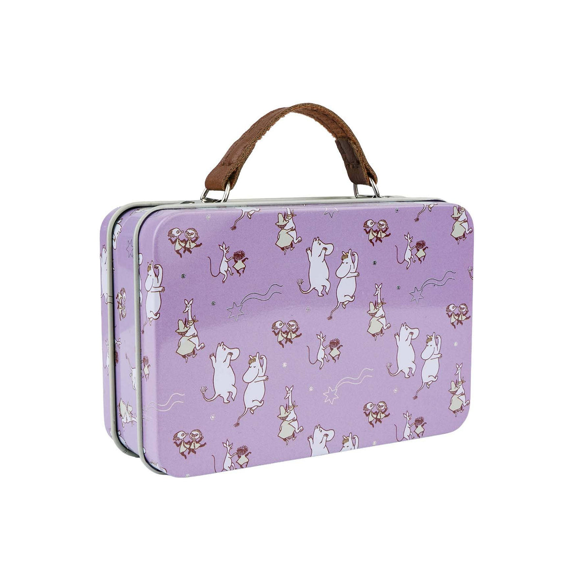 Muumi pieni peltilaukku violetti